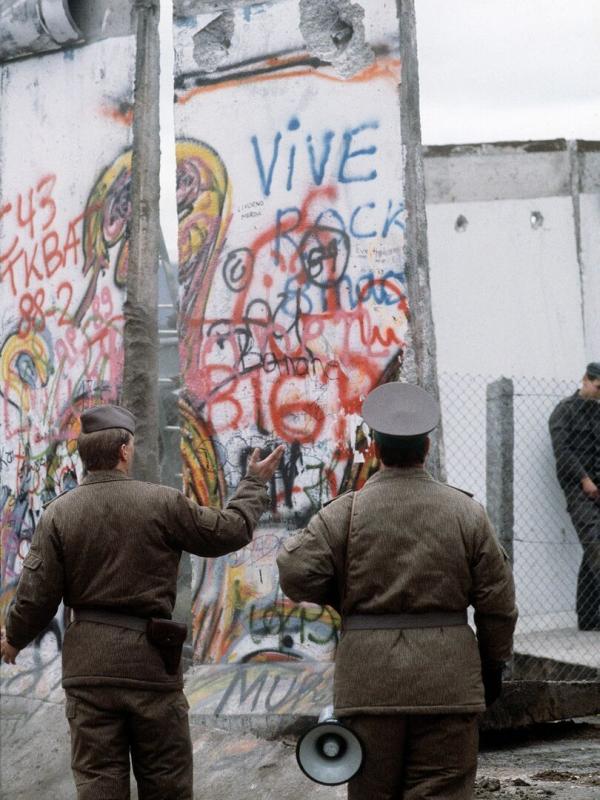 La chute du mur de Berlin