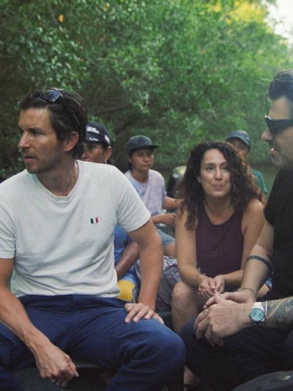 Sergio over de grens