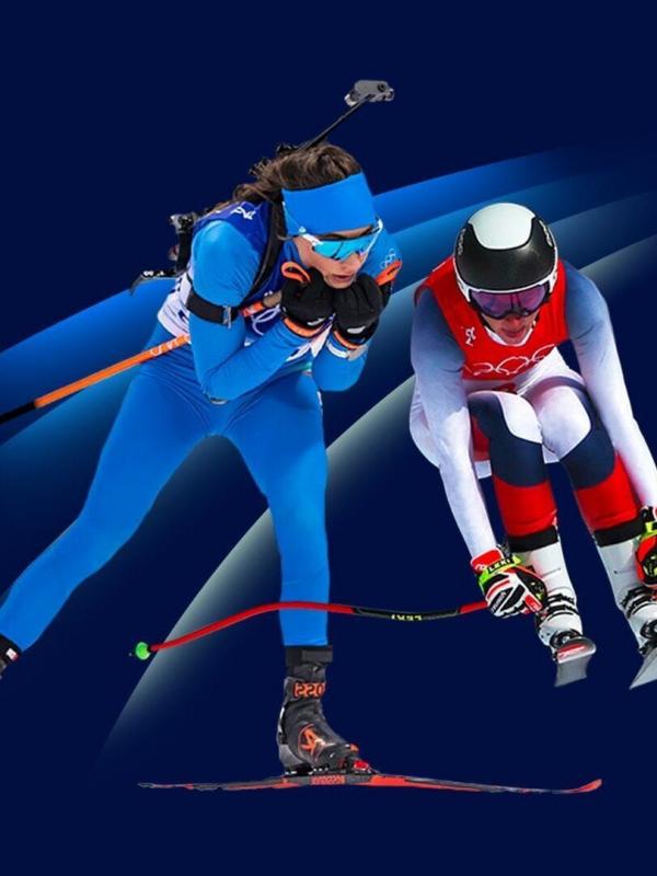 Biathlon. Patinage de vitesse