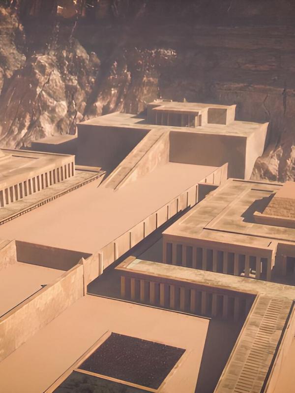 Le temple d'Hatchepsout, reine d'Egypte