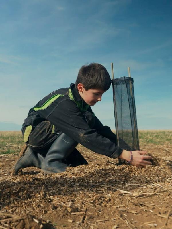 Nos mains dans la terre, l'aventure des enfants et des arbres