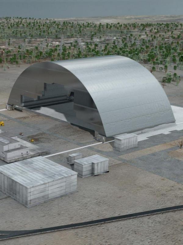 Le nouveau sarcophage de Tchernobyl